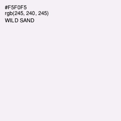 #F5F0F5 - Wild Sand Color Image
